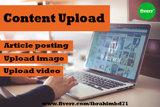 I will do content upload, article posting and blogpost on wordpress