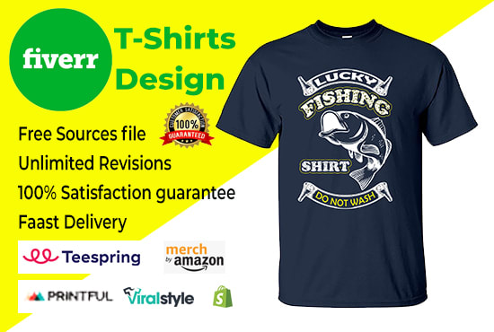 I will do custom graphic tshirt or typography tee shirt design