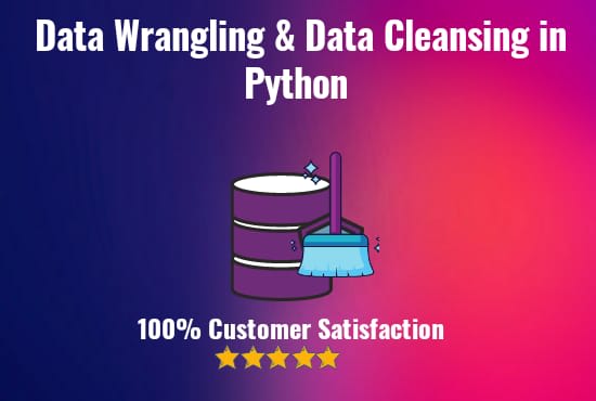 I will do data cleansing data wrangling data munging and data manipulation on jupyter