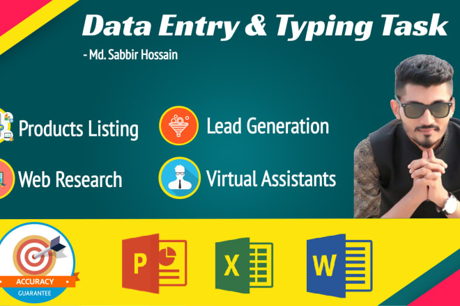 I will do data entry jobs