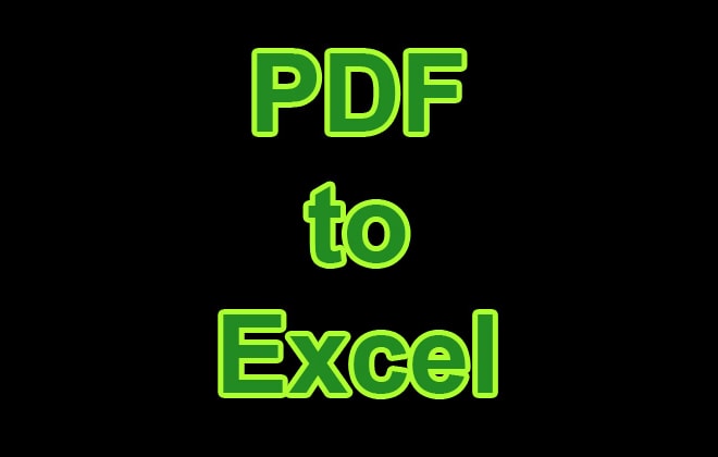 I will do data entry PDF to excel or word and copy paste job