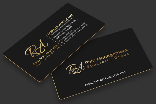 I will do design modern and luxury business cards