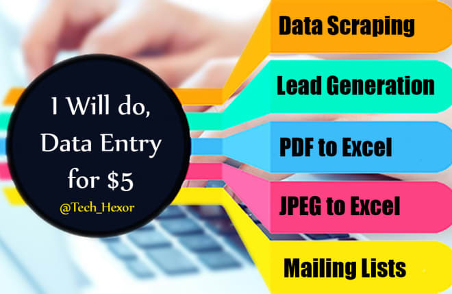 I will do excel data entry