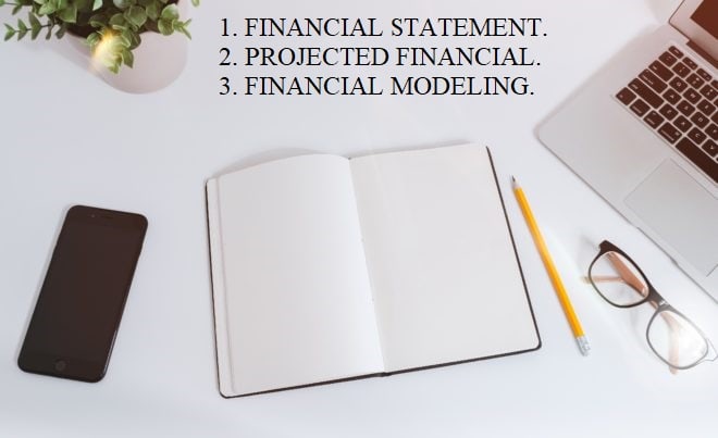 I will do financial, projected financial and financial modeling