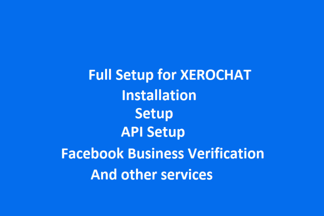 I will do full setup of xerochat