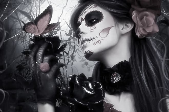 I will do gothic and dark illustration