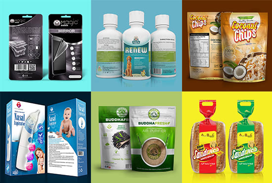 I will do great quality packaging and label design