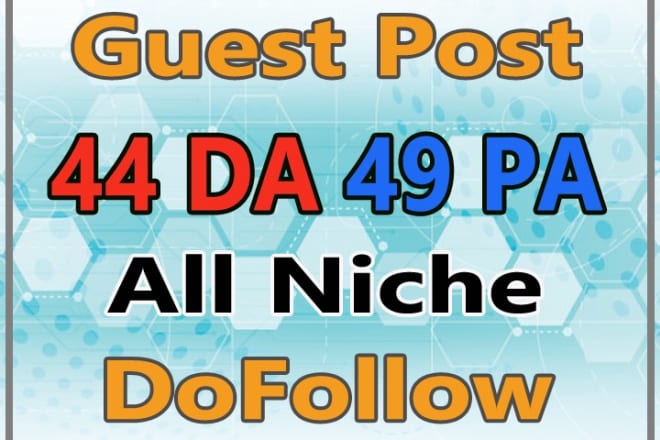 I will do guest post with dofollow link cheap