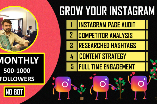 I will do instagram marketing or promotion for fast organic growth