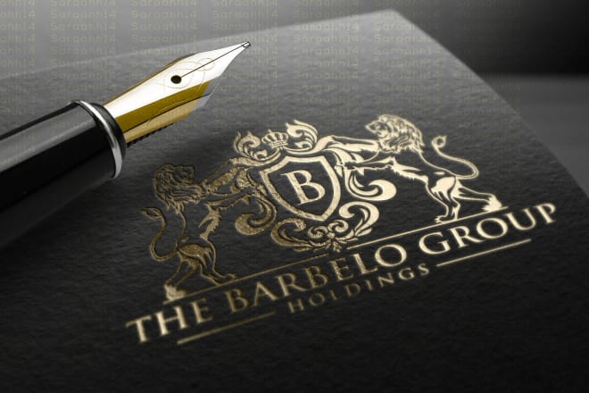 I will do luxury and heraldic brand logo