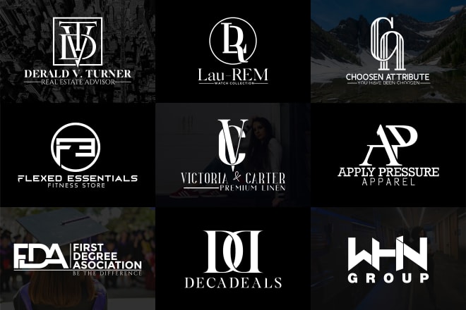 I will do luxury fashion, urban streetwear, clothing monogram logo