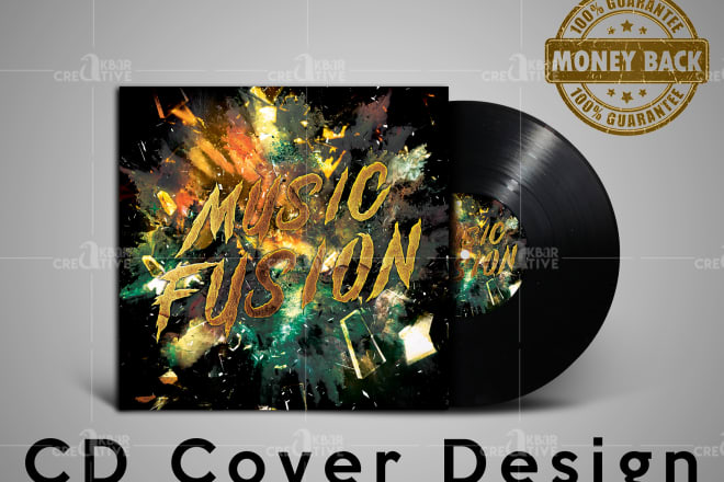 I will do make professional cd, dvd, album, podcast cover design