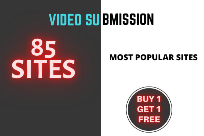 I will do manually video submission in 85 high quality sites
