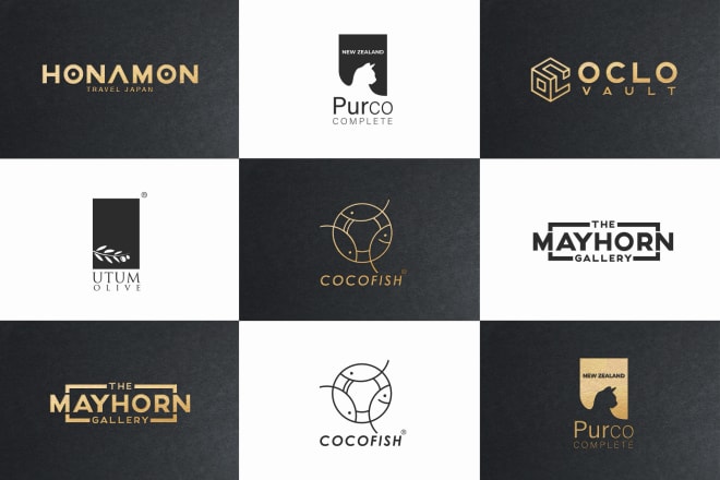 I will do modern minimalist and luxury logo design