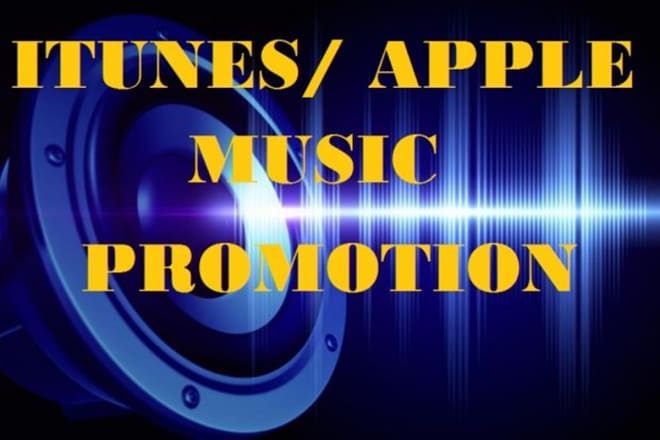 I will do organic apple album promotion and massive music track