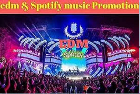 I will do organic edm music, soundcloud promotion to 999k audience