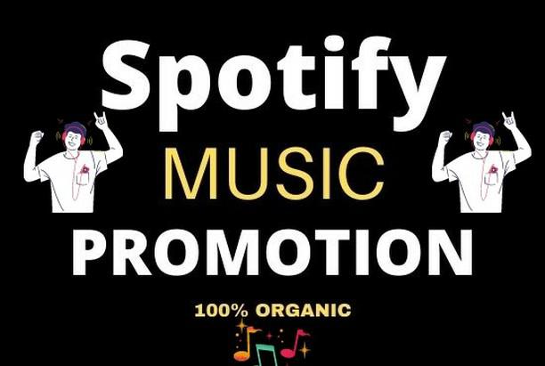 I will do organic spotify music promotion to get more popularity
