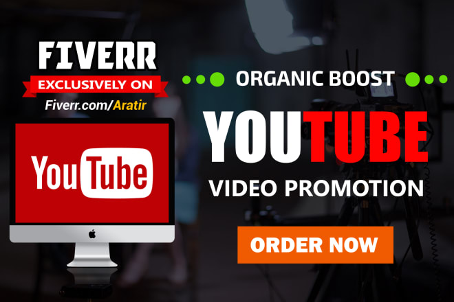 I will do organic youtube video promotion