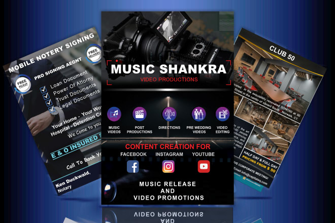 I will do perfect creation to your flyer and brochures