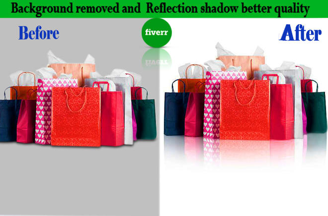 I will do photo editing with reflection shadow services in product photography