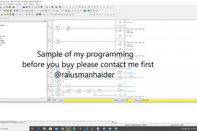 I will do plc programming scada hmi configuration