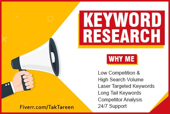 I will do pro keyword research using SEO tools semrush ahrefs