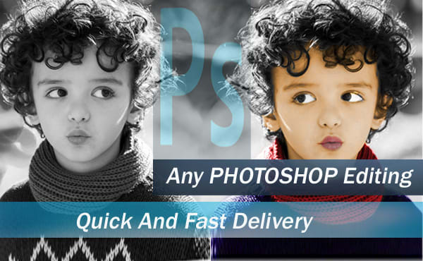 I will do professional photoshop editing or design job