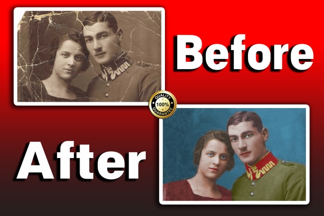I will do professionally restore, repair and colorize old photos
