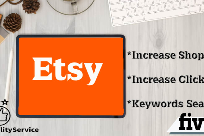 I will do promotions and boost your etsy store to get more sales