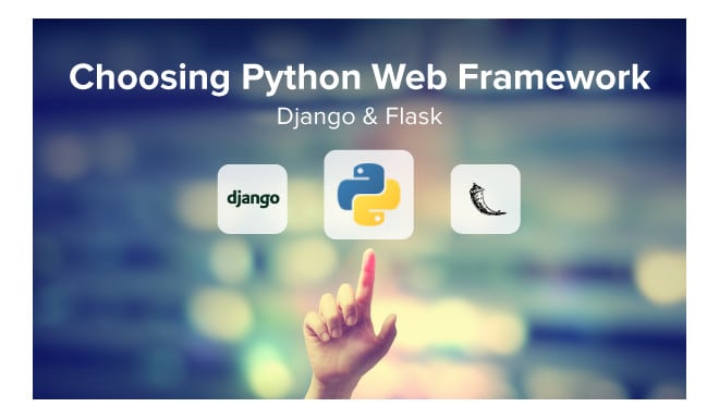 I will do python app development using django and flask