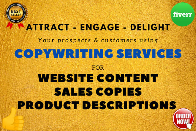 I will do SEO copywriting, website content, and product description