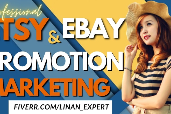 I will do SEO etsy shop marketing, ebay promotion sales traffic