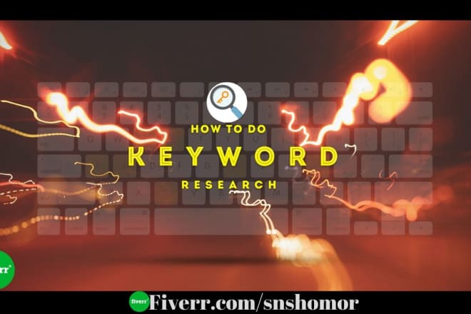 I will do SEO keyword research