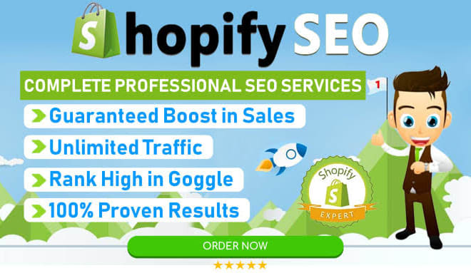 I will do SEO shopify store with shopify promotion