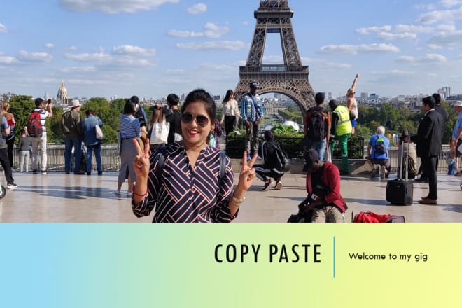 I will do simple copy paste job for you