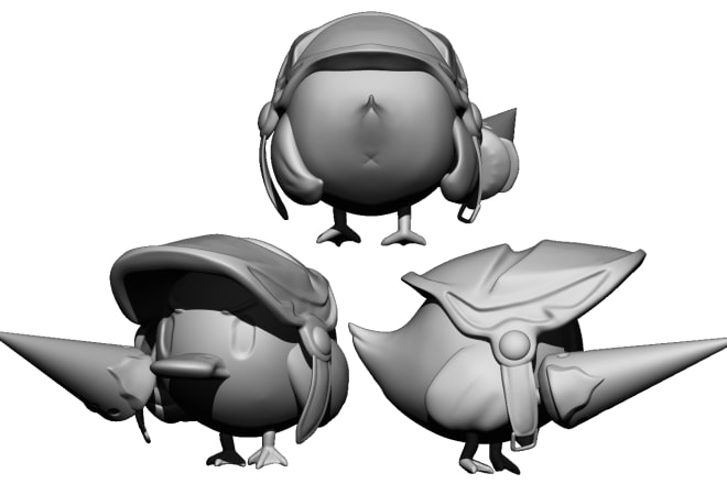 I will do simple sculpting character