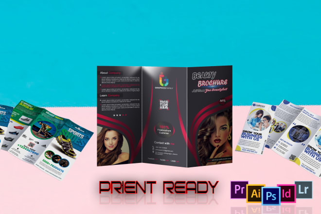 I will do skin care,spa,business corporate befold,thrifold brochure design