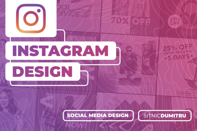 I will do stylish and modern instagram post design