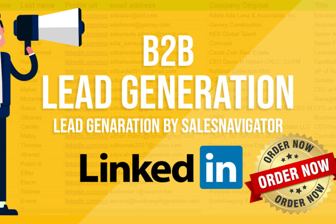 I will do targeted b2b lead generation and web research