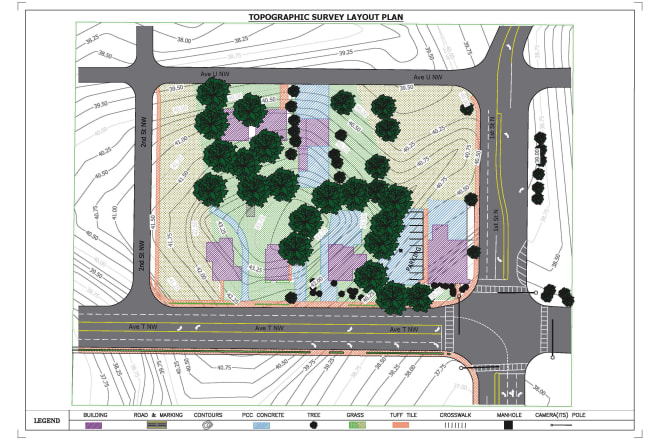 I will do topography map, land surface, on autocad civil 3d