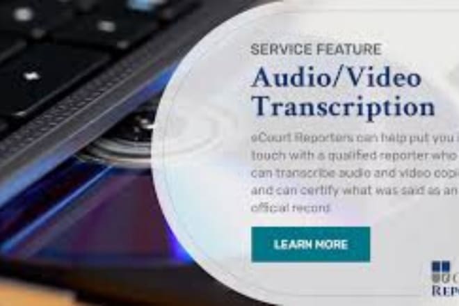 I will do transcription for your audio and do video transcription