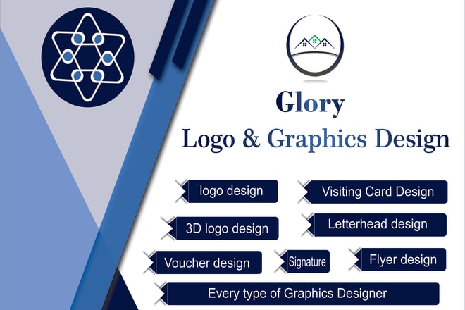 I will do unique premium, visiting card, logo and graphics design