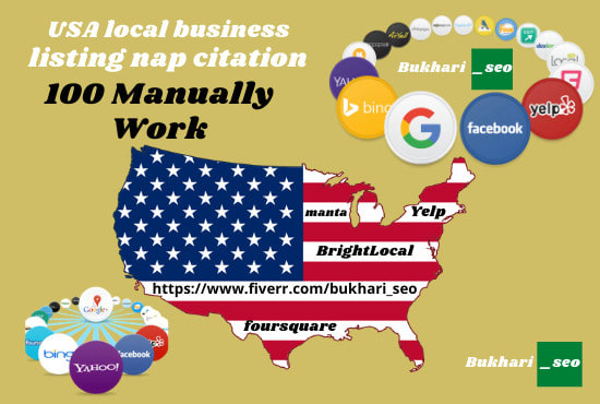 I will do USA local business listing nap citation