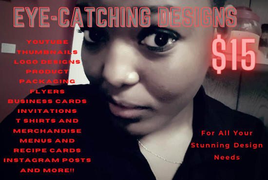 I will do vivid eyecatching designs