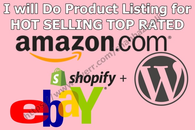 I will do walmart and amazon to ebay dropshipping