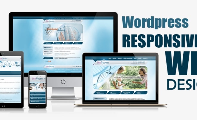 I will do wonderful wordpress one page web development