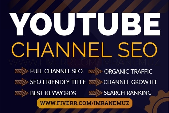 I will do youtube channel SEO for video and channel organic growth