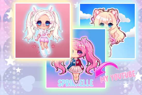 I will draw a chibi illustration