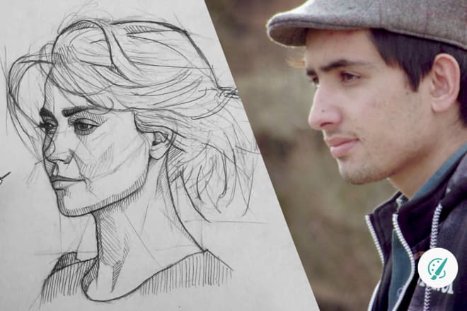 I will draw a pencil sketch caricature or portrait