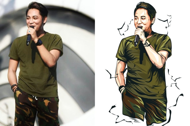 I will draw amazing cartoon styles for your face